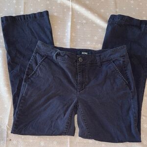 Aero Women's Straight Leg Pants - Blue size 8 short
